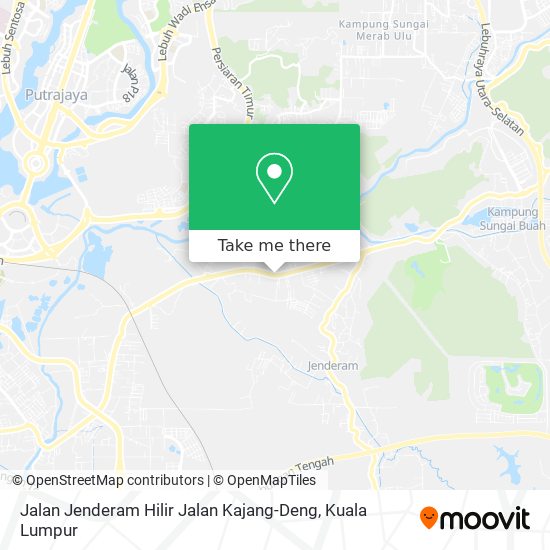 Peta Jalan Jenderam Hilir Jalan Kajang-Deng
