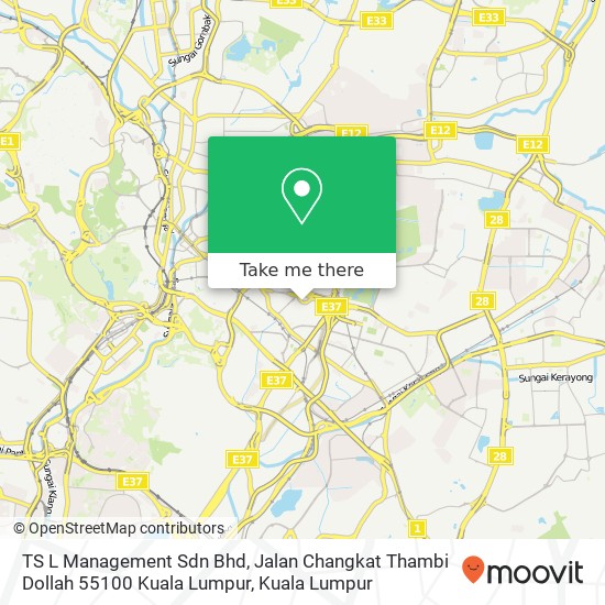 TS L Management Sdn Bhd, Jalan Changkat Thambi Dollah 55100 Kuala Lumpur map