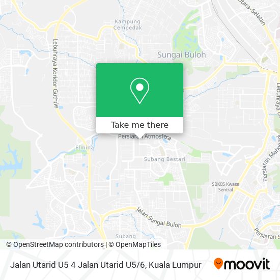 Peta Jalan Utarid U5 4 Jalan Utarid U5 / 6