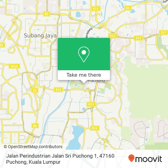 Jalan Perindustrian Jalan Sri Puchong 1, 47160 Puchong map