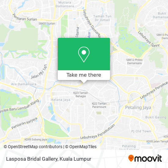 Lasposa Bridal Gallery map