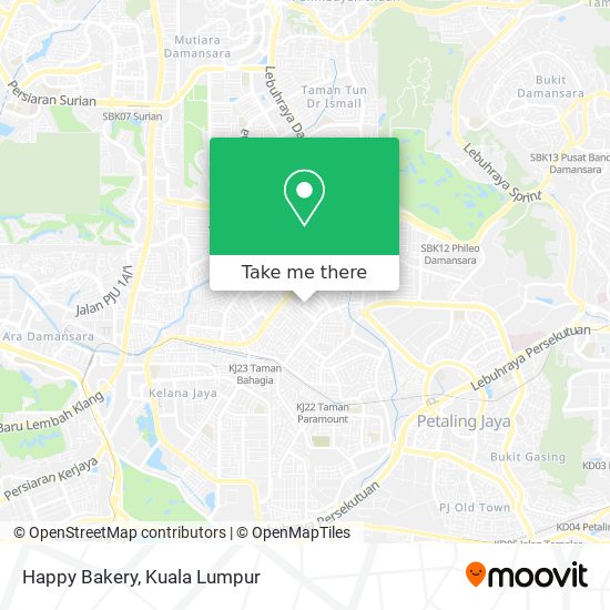 Happy Bakery map