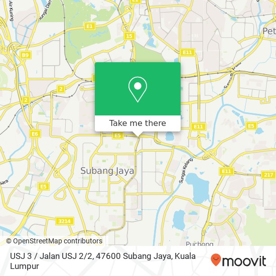 USJ 3 / Jalan USJ 2 / 2, 47600 Subang Jaya map