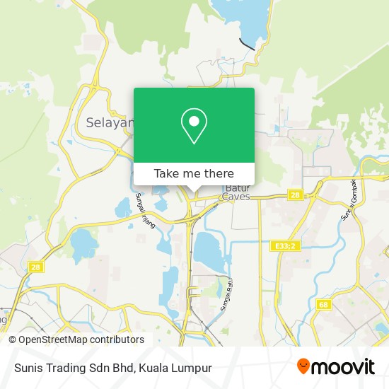 Sunis Trading Sdn Bhd map