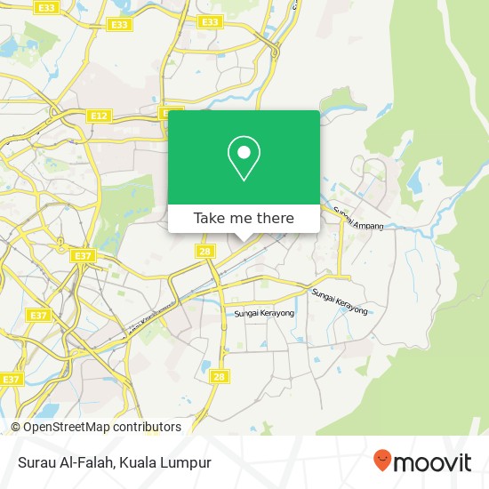 Surau Al-Falah map