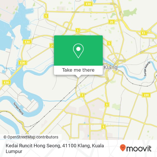 Kedai Runcit Hong Seong, 41100 Klang map