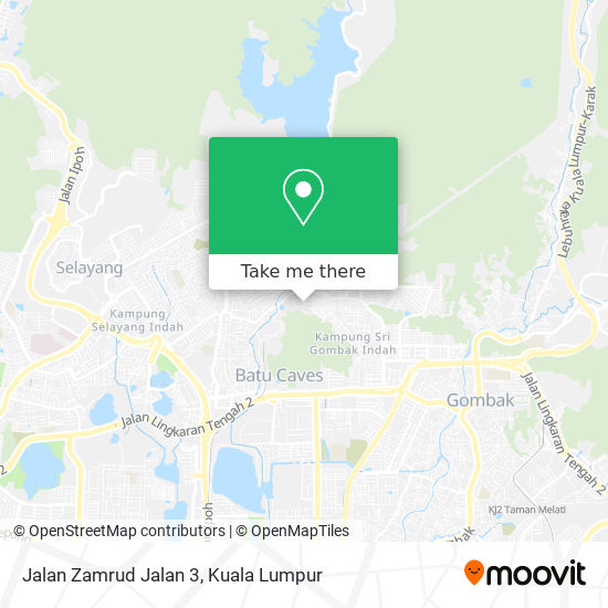 Jalan Zamrud Jalan 3 map