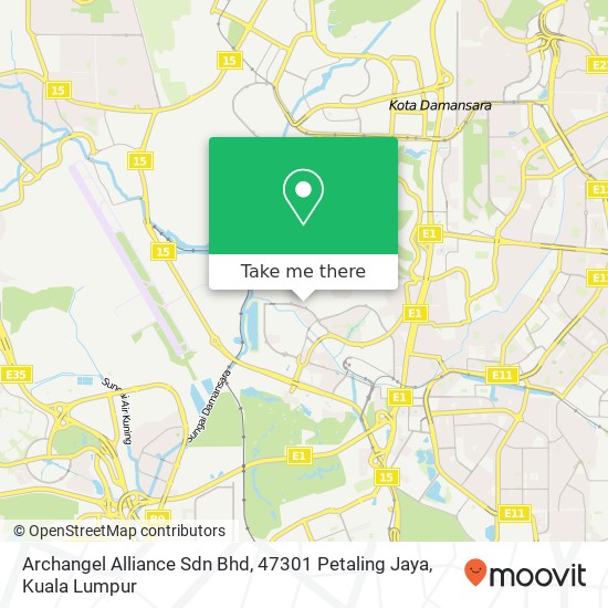 Archangel Alliance Sdn Bhd, 47301 Petaling Jaya map