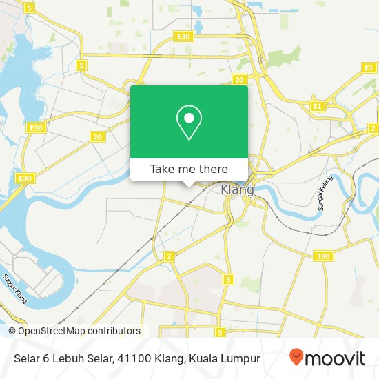 Selar 6 Lebuh Selar, 41100 Klang map