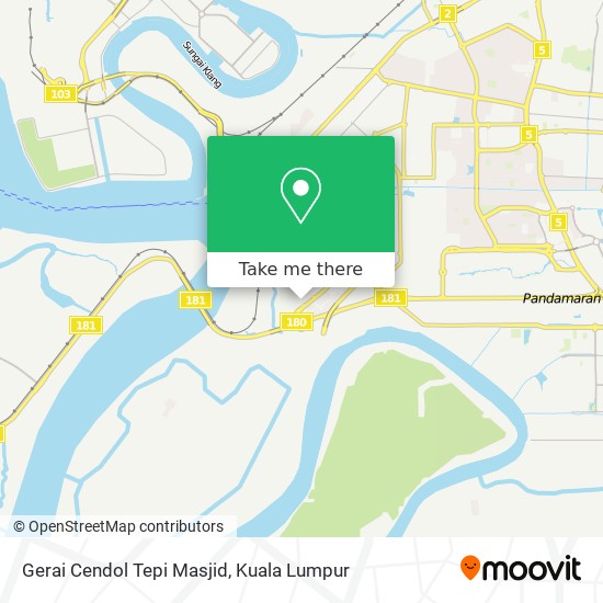 Gerai Cendol Tepi Masjid map