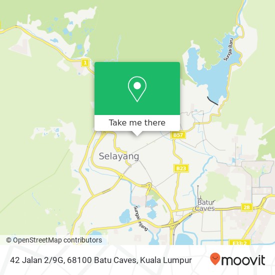 42 Jalan 2 / 9G, 68100 Batu Caves map