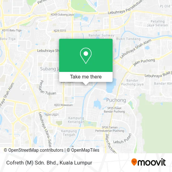 Cofreth (M) Sdn. Bhd. map