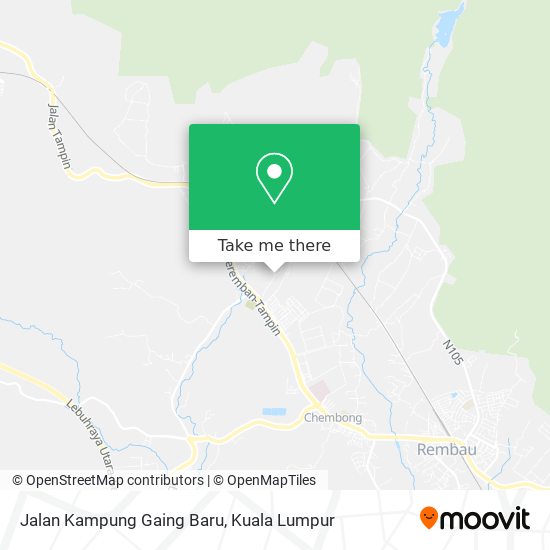 Jalan Kampung Gaing Baru map
