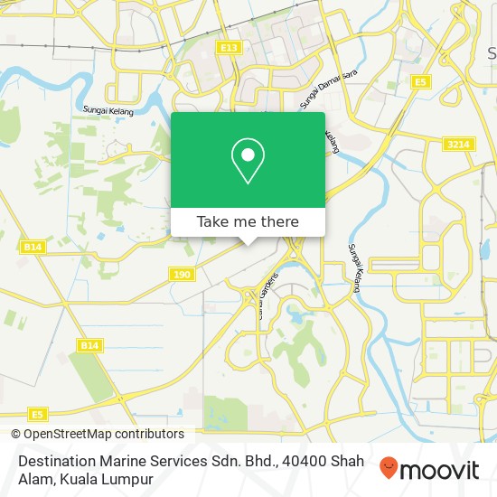 Peta Destination Marine Services Sdn. Bhd., 40400 Shah Alam