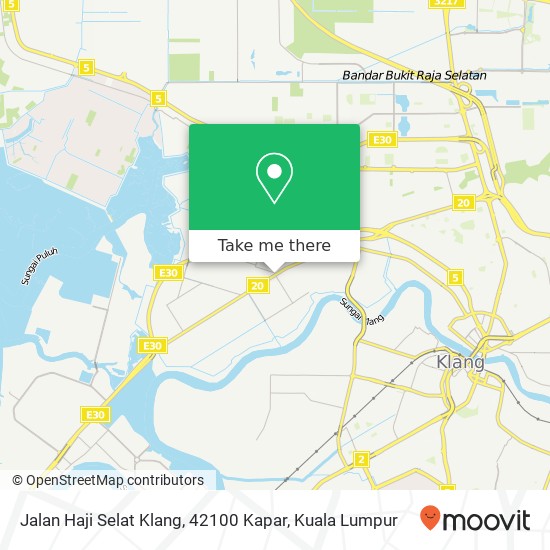 Jalan Haji Selat Klang, 42100 Kapar map