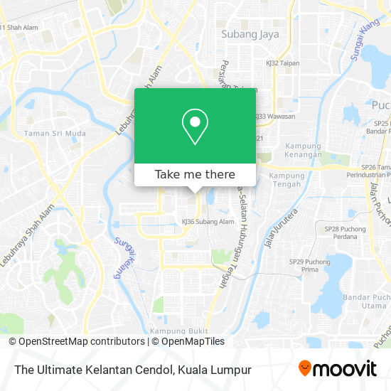 Peta The Ultimate Kelantan Cendol