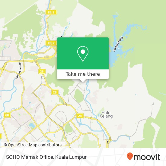 SOHO  Mamak Office map