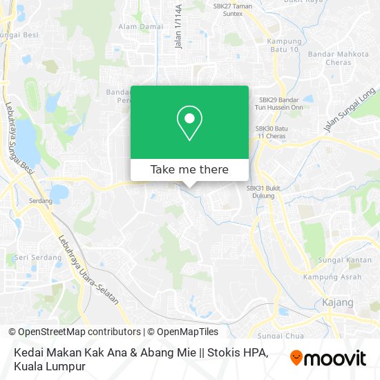 Kedai Makan Kak Ana & Abang Mie || Stokis HPA map