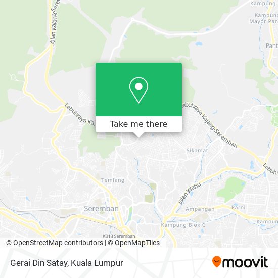 Gerai Din Satay map