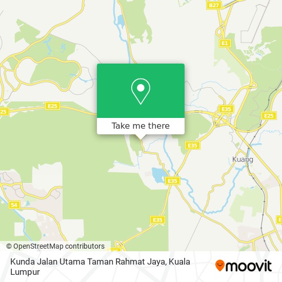 Kunda Jalan Utama Taman Rahmat Jaya map