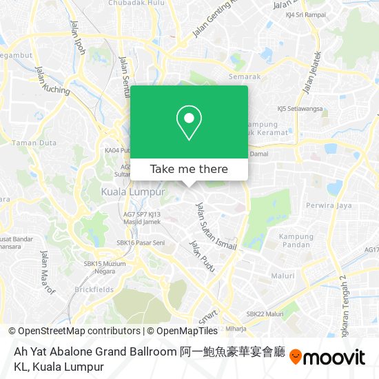 Ah Yat Abalone Grand Ballroom 阿一鮑魚豪華宴會廳 KL map