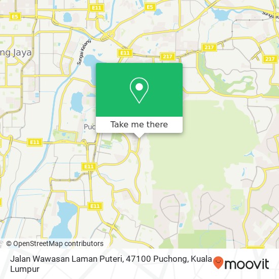 Jalan Wawasan Laman Puteri, 47100 Puchong map