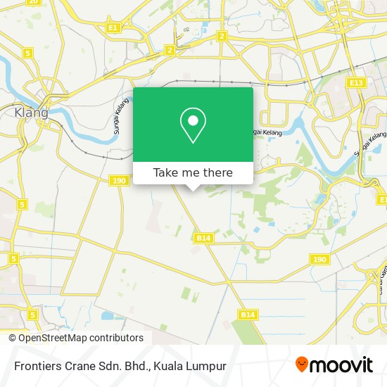 Frontiers Crane Sdn. Bhd. map
