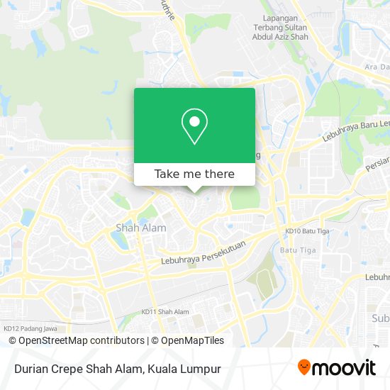 Peta Durian Crepe Shah Alam