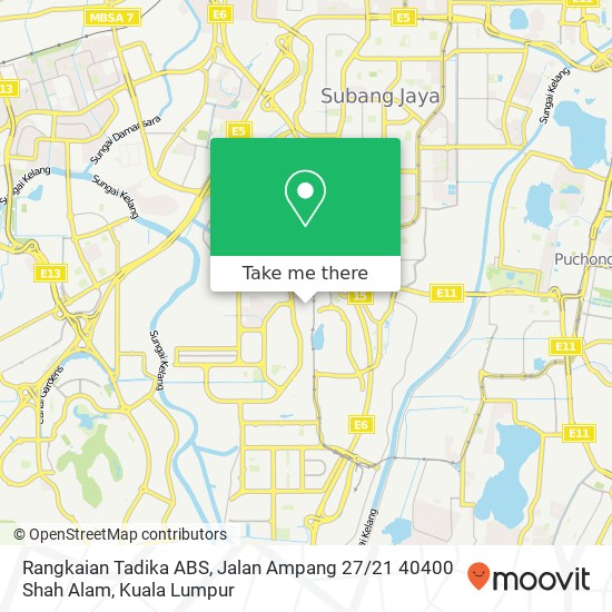 Rangkaian Tadika ABS, Jalan Ampang 27 / 21 40400 Shah Alam map