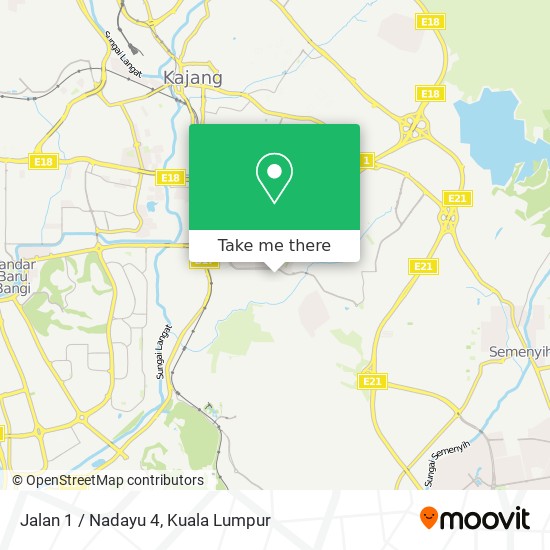 Jalan 1 / Nadayu 4 map