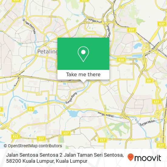 Jalan Sentosa Sentosa 2 Jalan Taman Seri Sentosa, 58200 Kuala Lumpur map