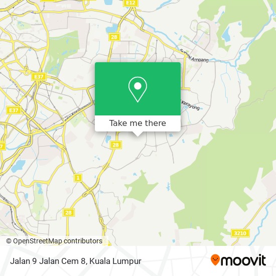 Jalan 9 Jalan Cem 8 map