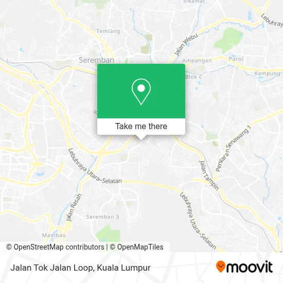 Jalan Tok Jalan Loop map