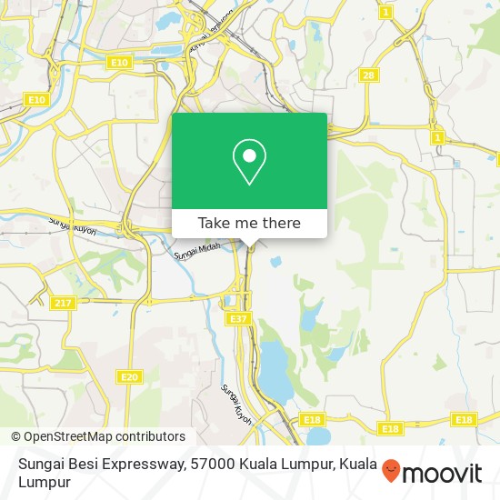 Sungai Besi Expressway, 57000 Kuala Lumpur map