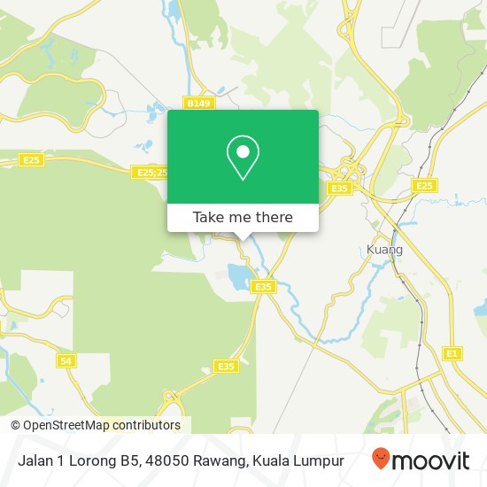 Jalan 1 Lorong B5, 48050 Rawang map