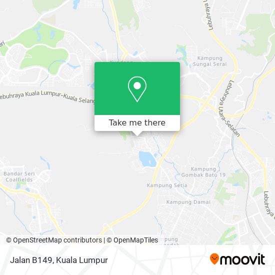 Jalan B149 map