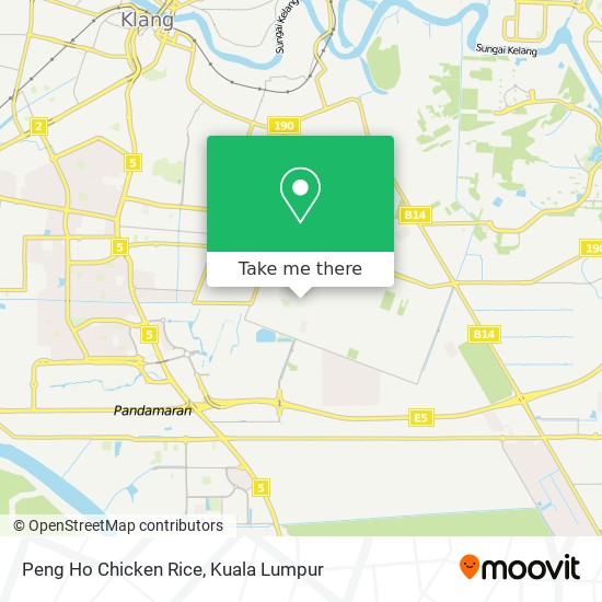 Peng Ho Chicken Rice map