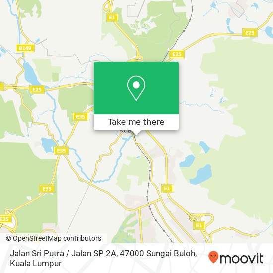 Jalan Sri Putra / Jalan SP 2A, 47000 Sungai Buloh map