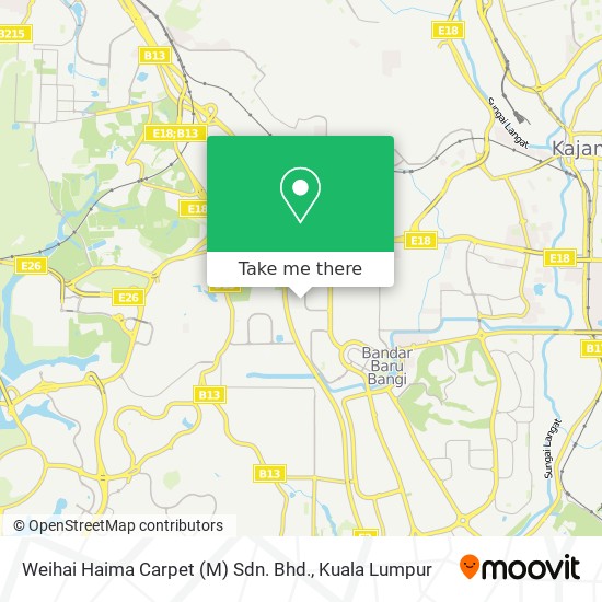 Weihai Haima Carpet (M) Sdn. Bhd. map