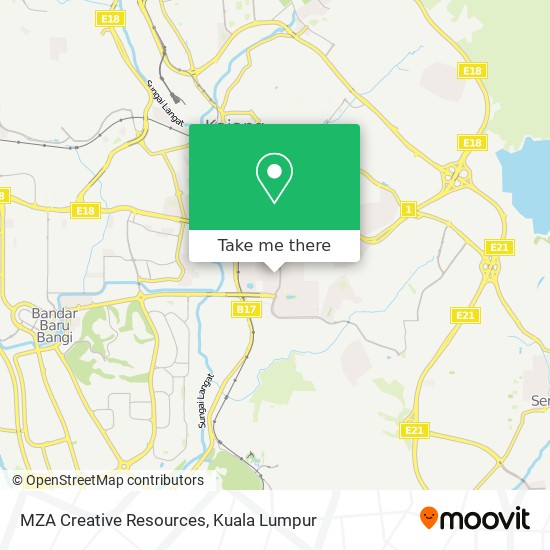 MZA Creative Resources map