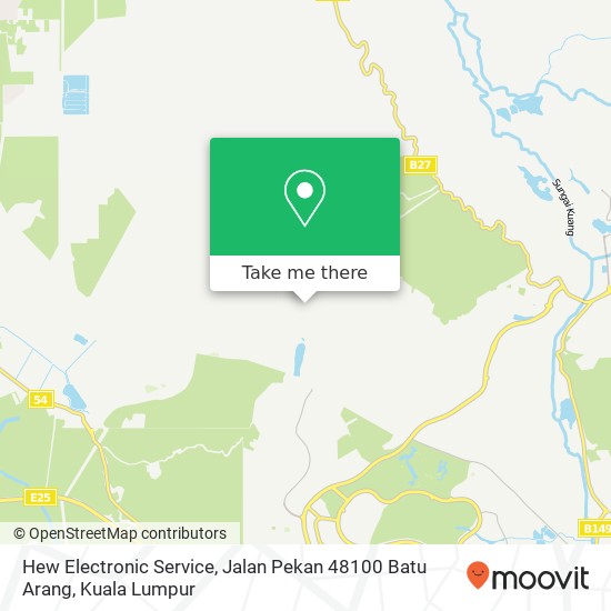 Hew Electronic Service, Jalan Pekan 48100 Batu Arang map