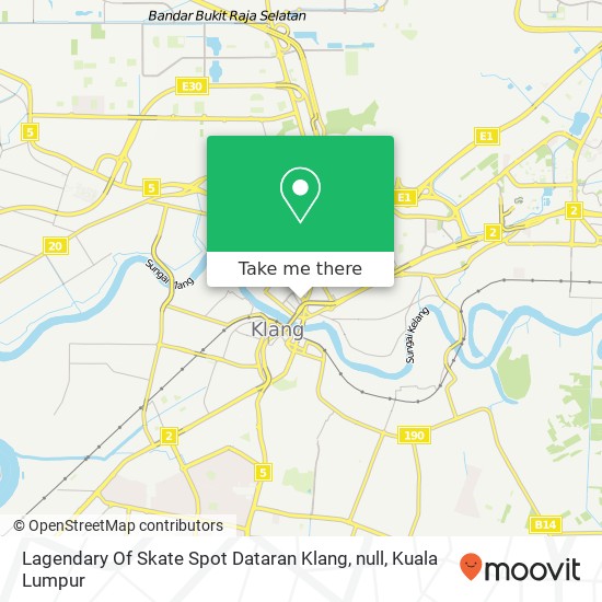Peta Lagendary Of Skate Spot Dataran Klang, null