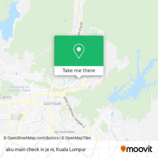 aku main check in je ni map