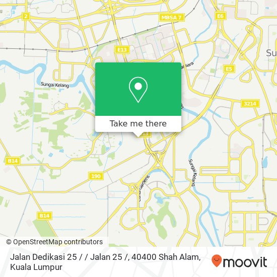 Jalan Dedikasi 25 / / Jalan 25 /, 40400 Shah Alam map