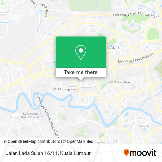 Peta Jalan Lada Sulah 16/11