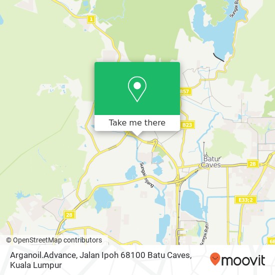Arganoil.Advance, Jalan Ipoh 68100 Batu Caves map