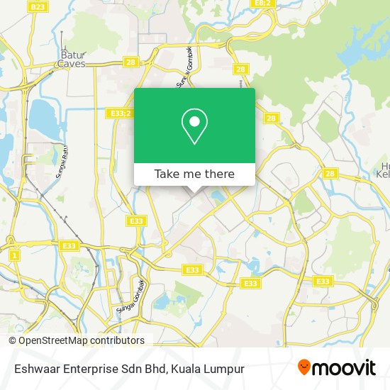 Eshwaar Enterprise Sdn Bhd map
