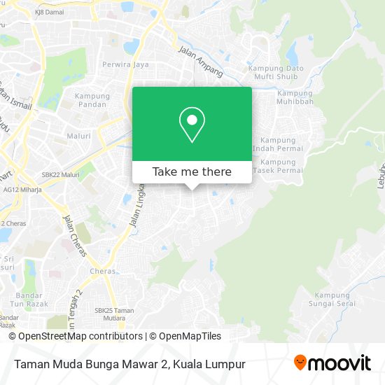 Peta Taman Muda Bunga Mawar 2