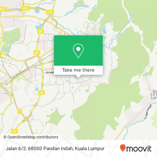 Jalan 6/2, 68000 Pandan Indah map