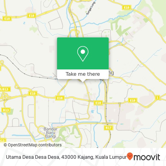 Utama Desa Desa Desa, 43000 Kajang map